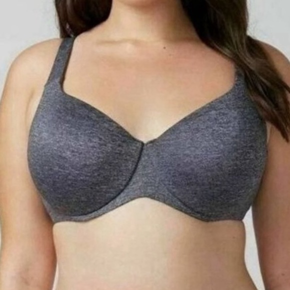 Cacique T-shirt Bra & Felina Side Smothing Lot of 2 Women's Size 38DDD Bras GUC - Picture 3 of 13